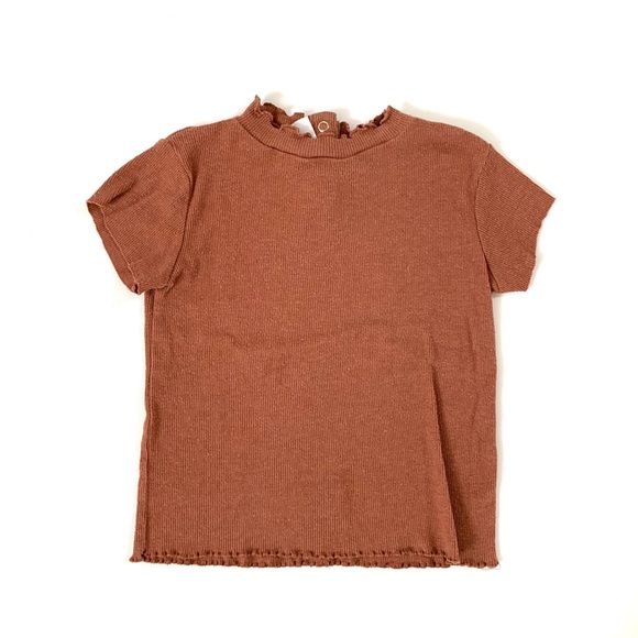 Zara Other - 3/$25 Zara Toddler Girl Raw Hem Tee